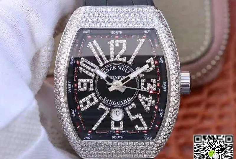 Franck Muller Vanguard V45.SC.DT.D.NBR.CD.5N.NR 1:1 Best Edition Replica Watch Swiss ETA2824-2